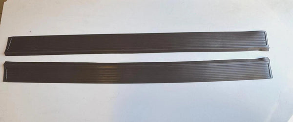 Mercedes-Benz R107 SL-SLC CLASS Compatible Pair Rubber Door Sill COVER Protection Dark Brown New