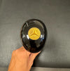 Mercedes W124 R129 SL 1989-1998 Compatible Piano Black Gold Emblem Wood Shift Knob