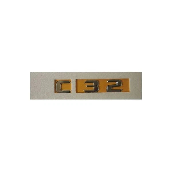 Mercedes C32 Compatible Chrome Emblem Label Nameplate Badge A203 817 16 15