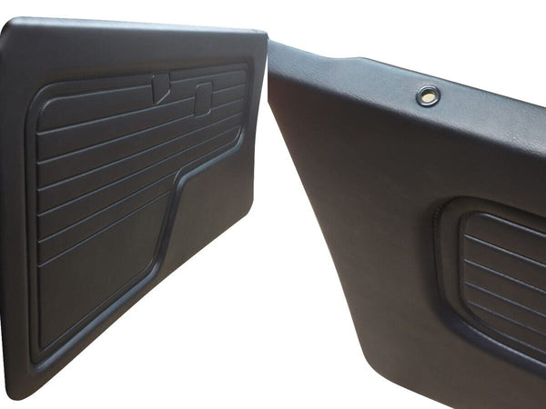 Interior Door Panel For BMW E30 Coupe Cabriolet 3 Series 1982-1994 Black 2 PCS