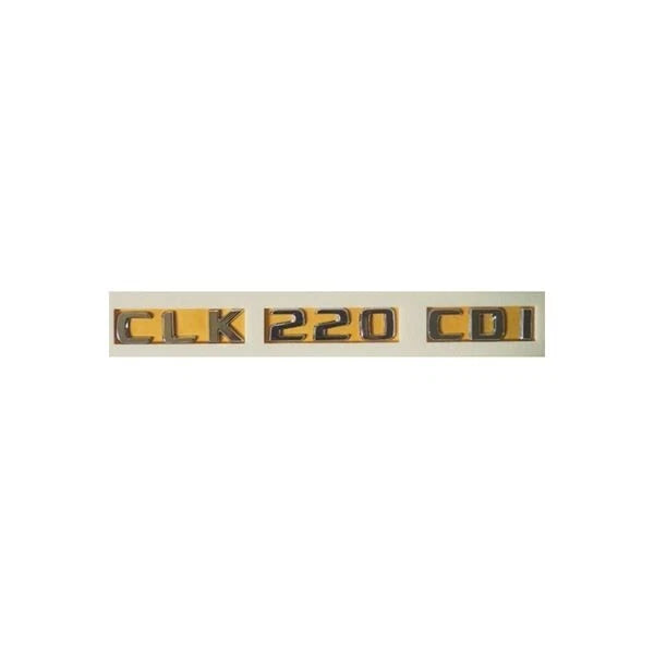 Mercedes CLK 220 CDI Compatible Chrome Emblem Label Nameplate Badge A209 817 09 15