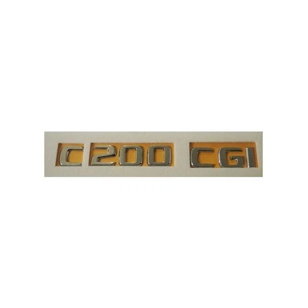 Mercedes C200 CGI Compatible Chrome Emblem Label Nameplate Badge A205 817 37 00