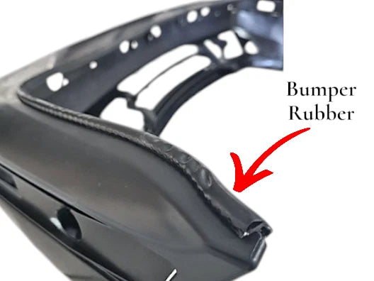 BMW E34 1988-1995 Compatible Rear Bumper Rubber Seal Gasket
