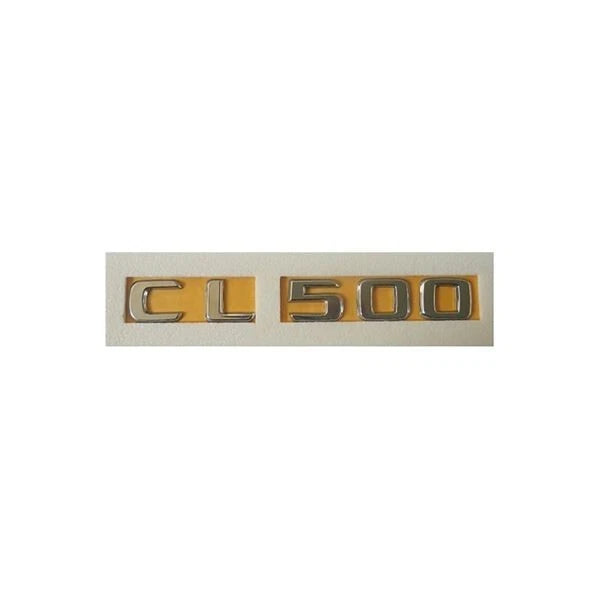 Mercedes CL500 Compatible Chrome Emblem Label Nameplate Badge A140 817 40 15