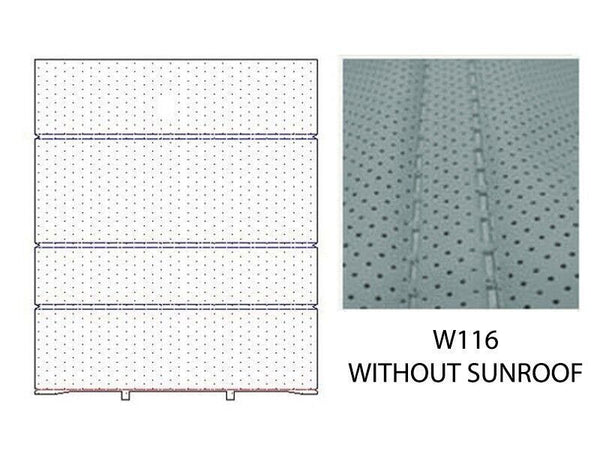 Mercedes W116 Compatible Roof Ceiling Sky Headliner Without Sunroof Fit Light Gray
