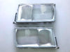 Mercedes W201 190 Compatible Headlight Glass For Headlight Right + Left Set