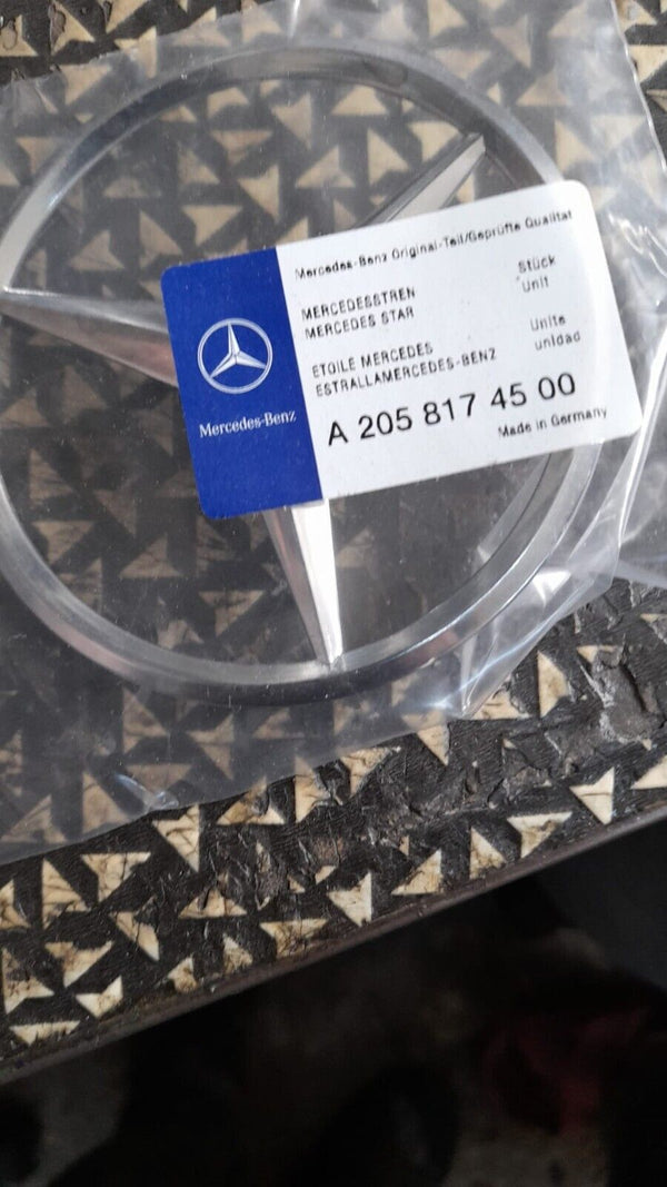 Mercedes W205 Compatible Rear Trunk Badge Star Emblem A2058174500