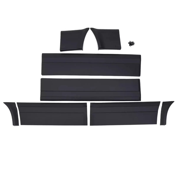 Bmw E30 Sedan Compatible Door Side Panel Kit M-Tech Performance Side Addon Pod Set 8 Pieces