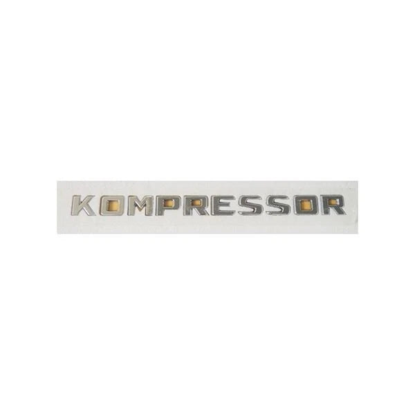 Mercedes KOMPRESSOR Compatible Chrome Emblem Label Nameplate Badge A202 817 22 15