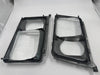 Mercedes-Benz W124 93-95 Compatible Headlight Glass With Frame Right + Left Set