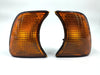 BMW E34 87-95 Yellow Amber Turn Signal Indicator Light Side Marker Set
