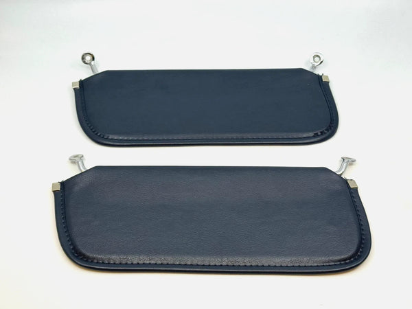 Corvette C3 Stingray 1969-1976 Compatible Sunvisor Set Pair With Bracket L + R 2 Pieces