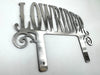 Lowrider Club Classic Metal Hot Rod Window Sign Plaque Laser Cut 8x11"
