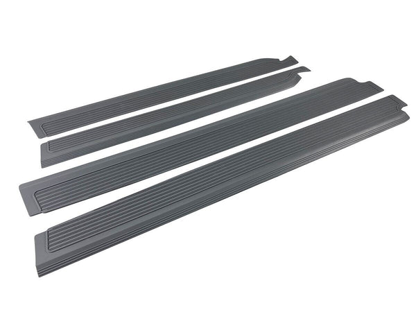 Mercedes W108 SEL 300 SEB Compatible Gray Color Door Sill Rubber Mat Set 4 Pieces