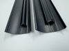 BMW E39 96-03 Compatible Door Sill Plate Strip Set Black 2pcs 51478204007