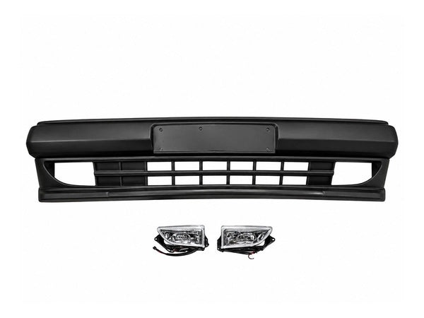 Mercedes W201 89-93 With Fog Lights Compatible Front Bumper Gen2 Amg Type