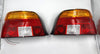BMW E39 5 Series Sedan tail light set, red and amber