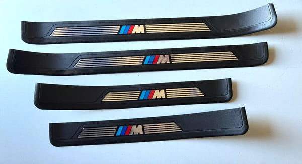 BMW E39 96-03 Compatible Door Sill Cover Protector Plate Set 4 Pieces