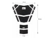 Aprilia RS 457 RS660 EXTRM Compatible Polyurethane 6D Carbon Fiber Tank Pad Sticker Set