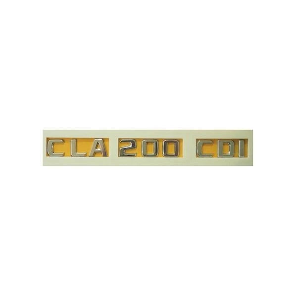 Mercedes CLA 200 CDI Compatible Chrome Emblem Label Nameplate Badge A117 817 26 15