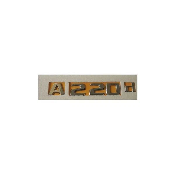 Mercedes A220D Compatible Chrome Emblem Label Nameplate Badge A177 817 16 00