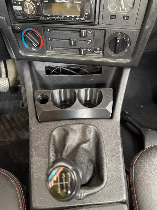 BMW E30 3 Series Compatible Double Cup Holder Center Interior Plug and Play