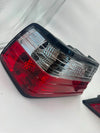Mercedes W124 C124 Compatible Red White Rear Tail Light Set 2 Pieces