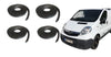 Opel Vauxhall Vivaro 2001-2014 Compatible Front Sliding Rear Doors Weatherstrip 4pcs
