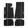 BMW E34 5 Series 1987-1997 Compatible Black Carpet Floor Mat Set