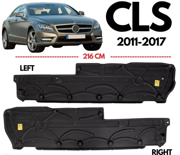 Mercedes Benz E Class CLS 2011-2017 Compatible Underbody Under Tray Floor Cover L + R