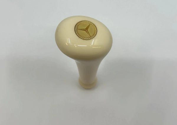 Mercedes W108 W114 W115 W116 W123 Compatible Manual Transmission Shift Knob Ivory Gold