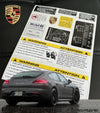 Porsche Panamera Compatible Decal Set Stickers Best Quality