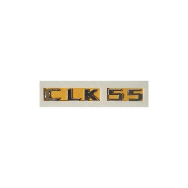 Mercedes CLK 55 Compatible Chrome Emblem Label Nameplate Badge A208 817 01 15