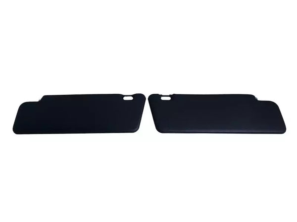 Mercedes W124 / W201 1984-1995 Compatible Sunvisors Set 2 Pieces Left Right Black