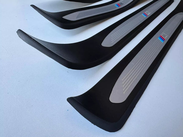 BMW E60 M5 Compatible Door Sill Cover Protector Plate Set 4 Pieces