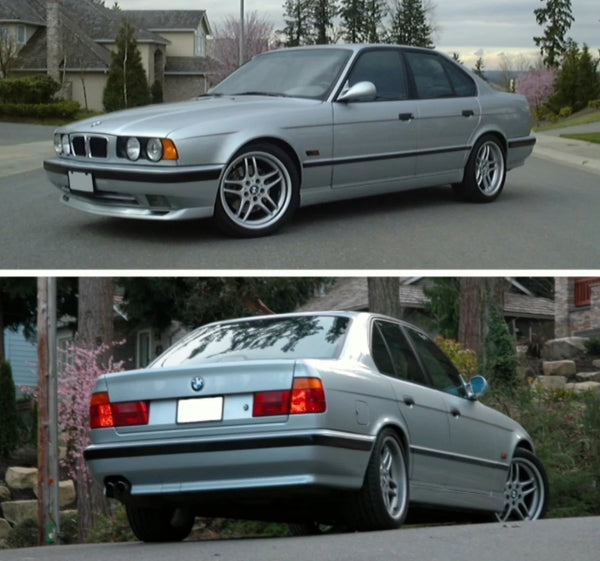 BMW E34 1988-1995 Compatible M-Tech Body Kit Front & Rear Bumpers + Side Skirts