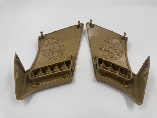 Mercedes E Series W210 96-99 Compatible Front Dashboard Speaker Cover Left+Right 2pcs Beige