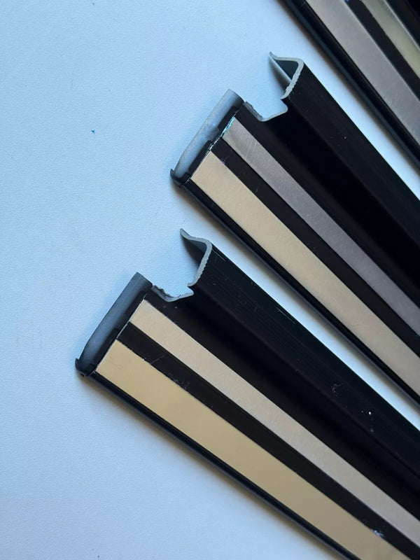 Mercedes W124 Sedan 85-96 Compatible Door Sill Cover Plate Set 4 Pieces