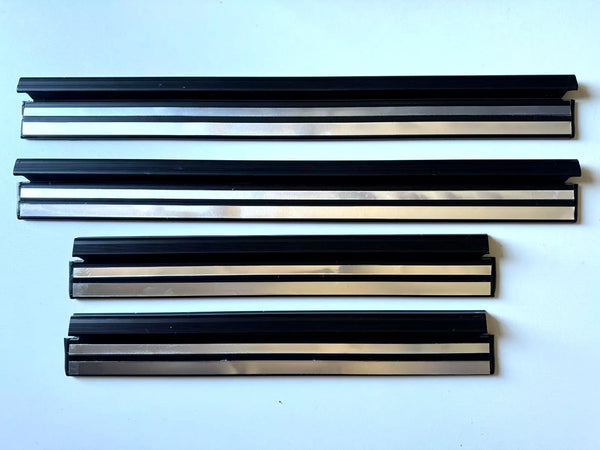 Mercedes W124 Sedan 85-96 Compatible Door Sill Cover Plate Set 4 Pieces