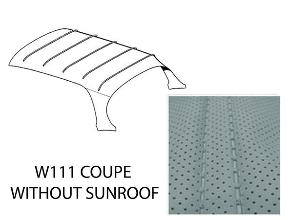 Mercedes W111 Coupe Compatible Roof Ceiling Sky Headliner Without Sunroof Fit Light Gray