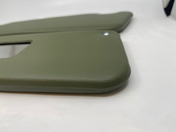 Mercedes R107 W107 C107 Compatible Olive Green Color Sunvisor Set