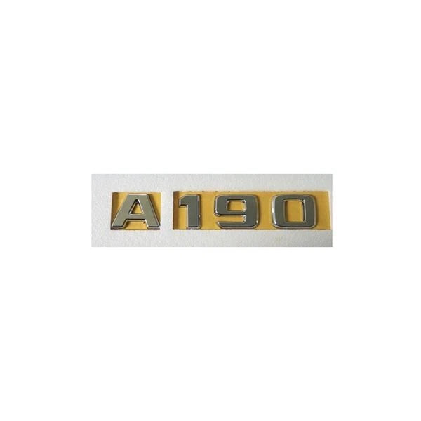 Mercedes A190 Compatible Chrome Emblem Label Nameplate Badge A168 817 04 15