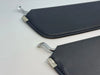 Corvette C3 Stingray 1969-1976 Compatible Sunvisor Set Pair With Bracket L + R 2 Pieces
