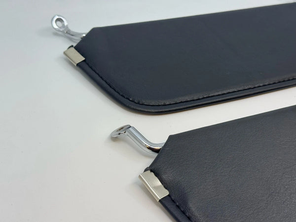 Corvette C3 Stingray 1969-1976 Compatible Sunvisor Set Pair With Bracket L + R 2 Pieces