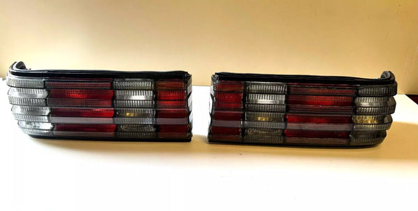 Mercedes-Benz W126 C126 Compatible Smoke Rear Tail Light Taillight Rear Lamp 2 Pieces