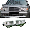 Mercedes W124 AMG Bumper R129 SL500 W202 W140 Compatible Fog Light Set