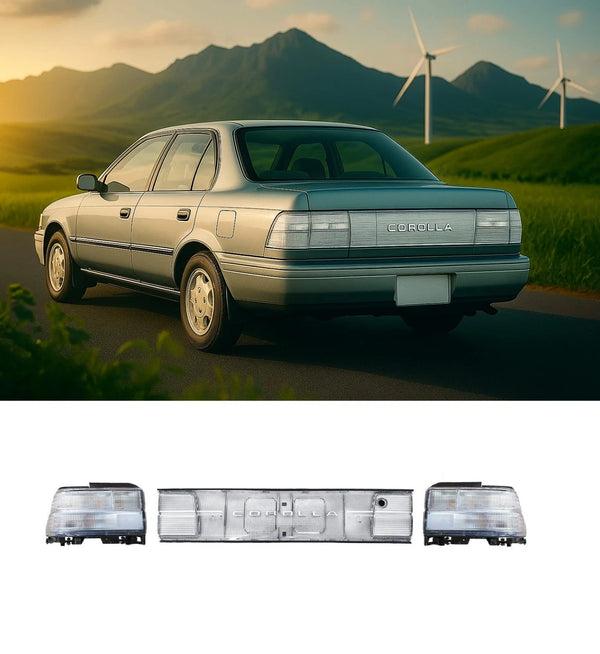 Toyota Corolla Ae100 Ae101 Compatible Albino Tail Lights Set with Reflector New Aftermarket