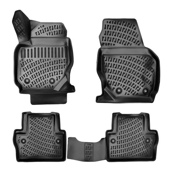Volvo XC70 2007-2016 Compatible 3D Molded Interior Car Floor Mat Black