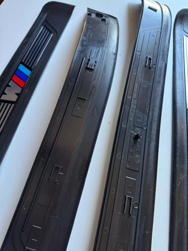 BMW E39 96-03 Compatible Door Sill Cover Protector Plate Set 4 Pieces