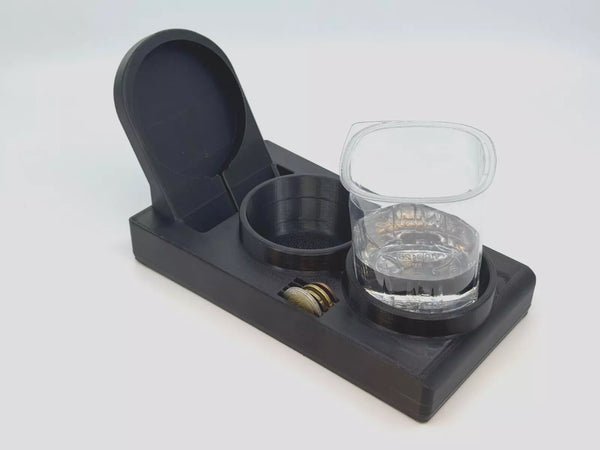 Mercedes W124 E Class Compatible Double Cup Holder Center Console Plug and Play Magsafe Support